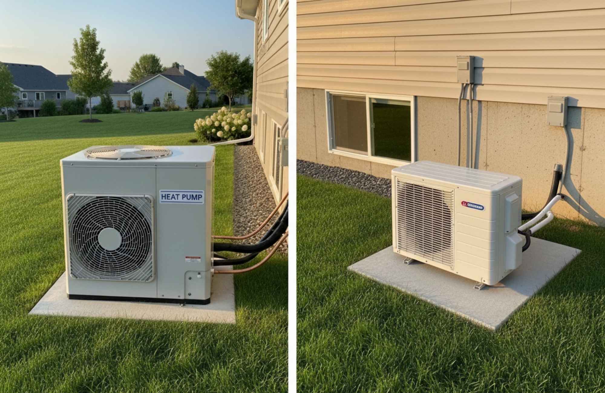 difference between heat pump and ac